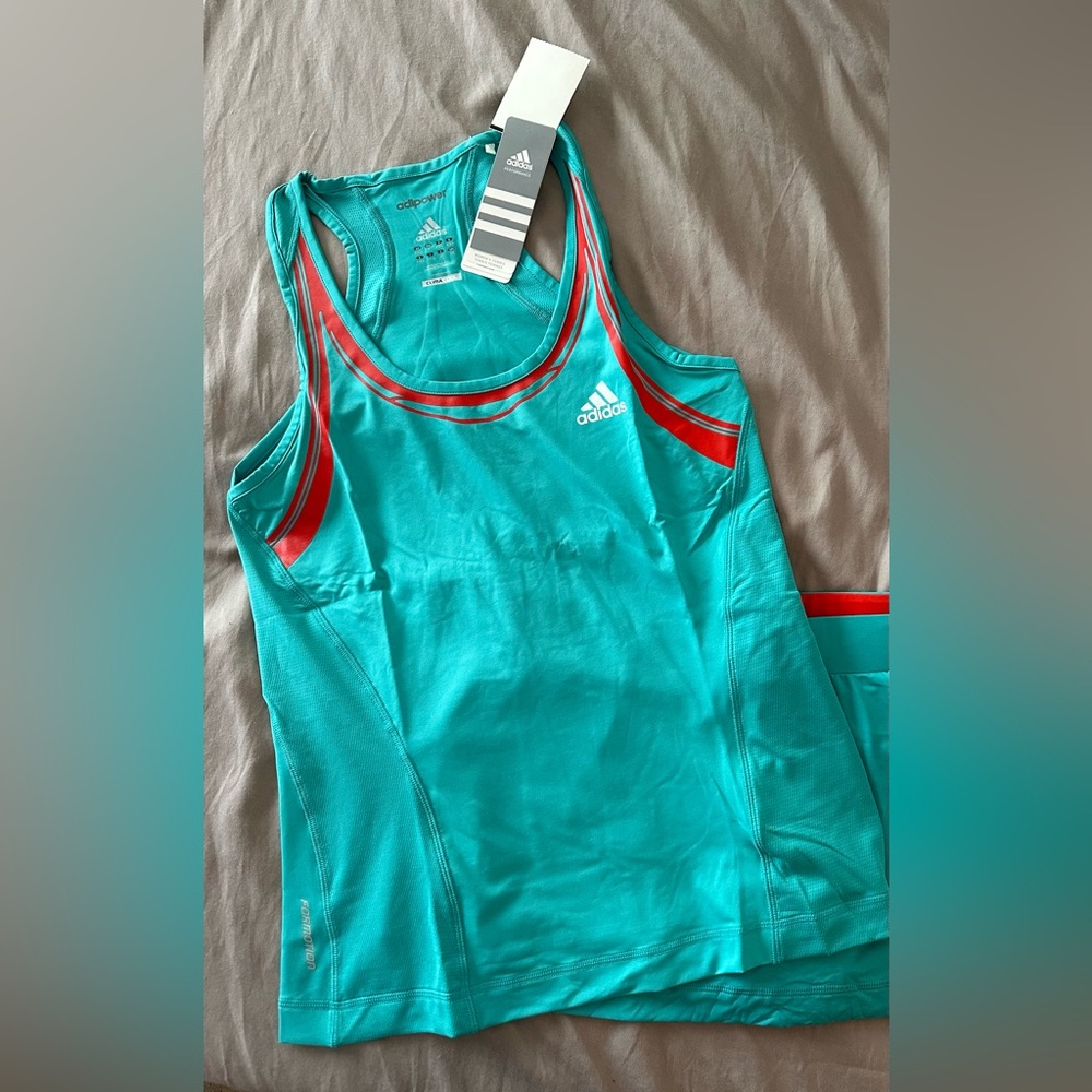 NWT Adidas Barricade Tennis/Pickleball/Golf Tank Top Teal. Make an Offer!!